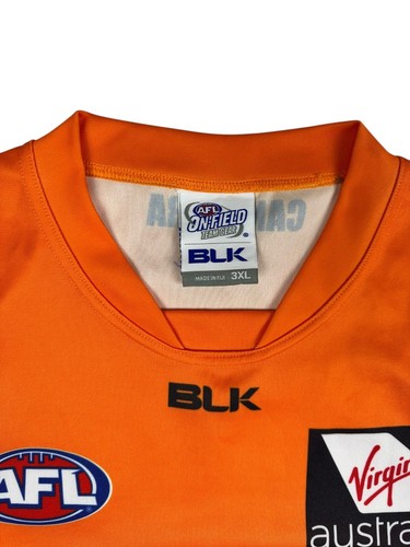 AFL Greater Western Sydney Giant BLK Mens 3XLARGE Football Soccer Jersey Orange - Picture 4 of 6