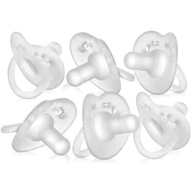 Evenflo Feeding Balance + Stage 2 Orthodontic Silicone Pacifier  6 Months, 6