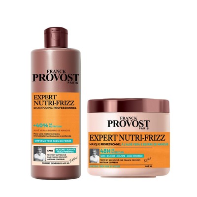 Expert Nutri-Frizz Shampoo und Maske mit Aloe Vera & Butter