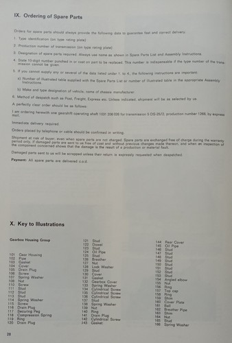 ZF-Synchroma-Gearbox 5DS-25/2 with Axle Drive -Maintenance Manual - Picture 7 of 8