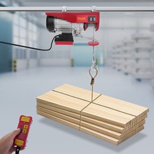 600kg Electric Hoist With Wireless Control 1200W 2-Sling Crane For Goods Lifting