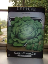 Art - "Lettuce - Hanson's Card Seed Co Fredonia NY" Kitchen Style Wall Artwork