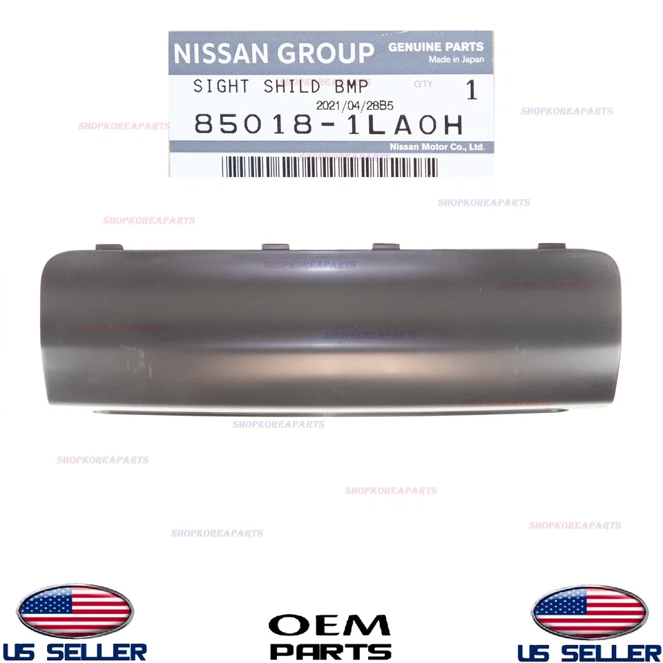 Cubierta de enganche de remolque de repuesto genuina sin pintar OEM INFINITI QX56 QX80 2011-17 Foto 3 de 4