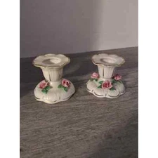 Karl Klette Dresden Germany Pair of Candle Holders