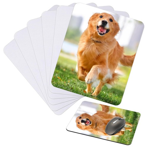 8.3"x10.2" Sublimation Blank Mouse Pad Heat Press Transfer DIY Printed Gift New - Picture 1 of 15