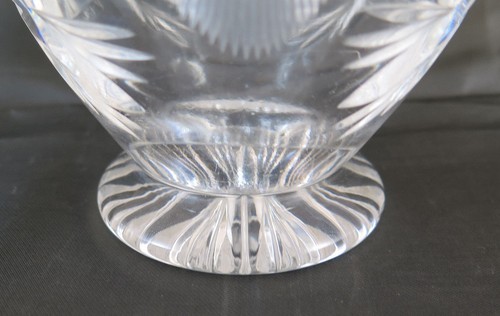 Pot De Cristal Collection Vintage Décoré Motifs Florale Début 900 R119 - Photo 9 sur 11