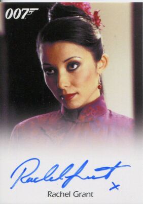 James Bond Archives 2015 Full Bleed Autograph Card Rachel Grant