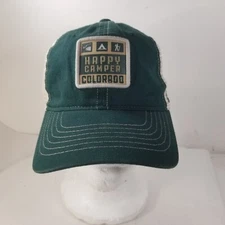 HAPPY CAMPER COLORADO HAT  CAP Baseball Camping Life Novelty Summer