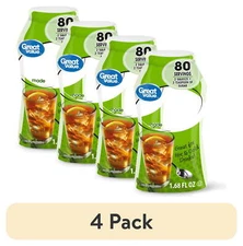 (4 pack) Great Value Liquid No Calorie Stevia Sweetener, 1.68 fl oz