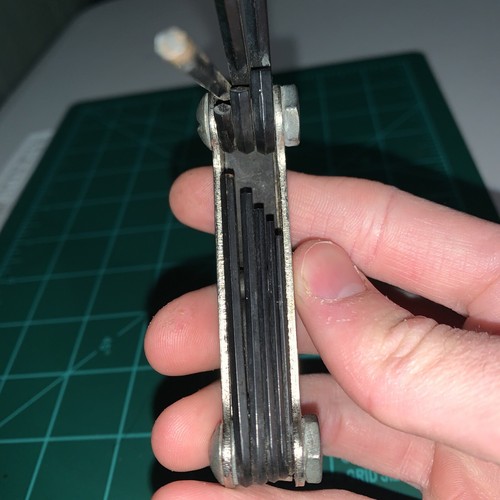 Vintage Eklind Fold-Uni-Key No. 81 Tool , 050 1/16 5/64 3/32 7/64 1/8 9/64 5/32 - Picture 7 of 8