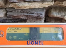 96 TCA Rutland Boxcar Die-Cast Metal Sprung Trucks Magnetic Couplers Lionel 6-16