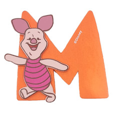 Lettere in legno Disney Winnie The Pooh e Friends 8cm M