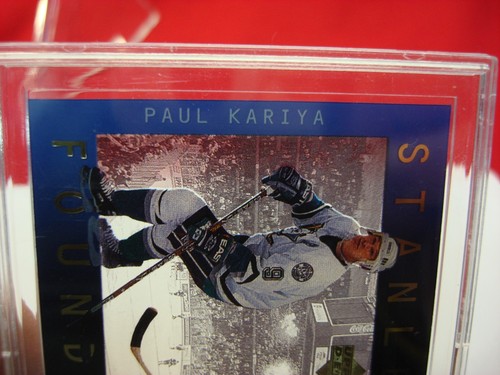 Base Stanley Cup 1997 cubierta superior - Paul Kariya/Teemu Selanne - tarjeta ordenada - Imagen 4 de 6