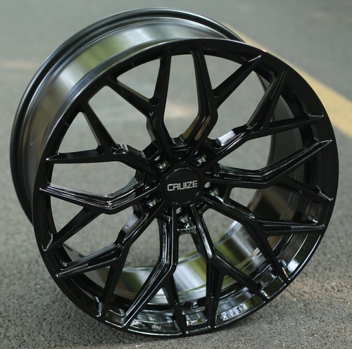 Llantas de aleación CR7 19" negras para furgonetas Opel Vauxhall Vivaro doble minibús 5x118 - Imagen 14 de 16
