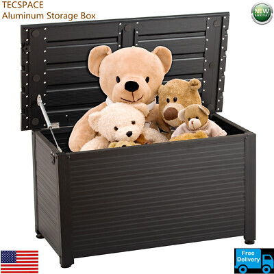 TECSPACE 221 LBS bearing capacity 100% Aluminum Outdoor/Indoor Storage Box