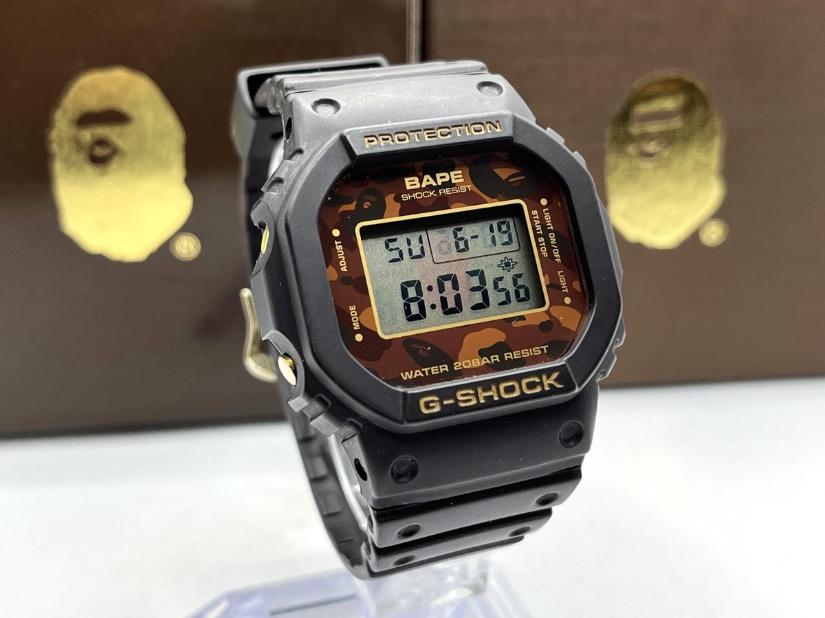 CASIO G-Shock x Bathing Ape BAPE Limited Edition Wristwatch CASIO G-Shock x Bathing Ape BAPE Limited Edition Wristwatch