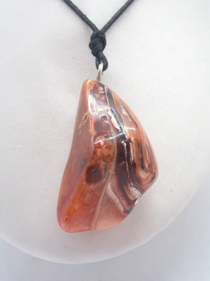 Ciondolo in ARGENTO 925 con OPALE naturale - pendente pietra dura - - Immagine 2 di 4