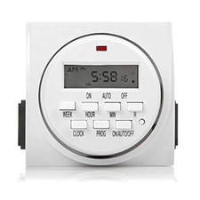 7 Day Digital Timer - Dual Outlet Hydroponics Aquaponics Drip Irrigation DWC NFT