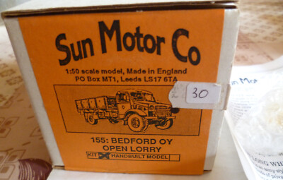 Sun Motor Co Bedford OY Camion Bâché 1/50 - Modèle Résine Collection - France
