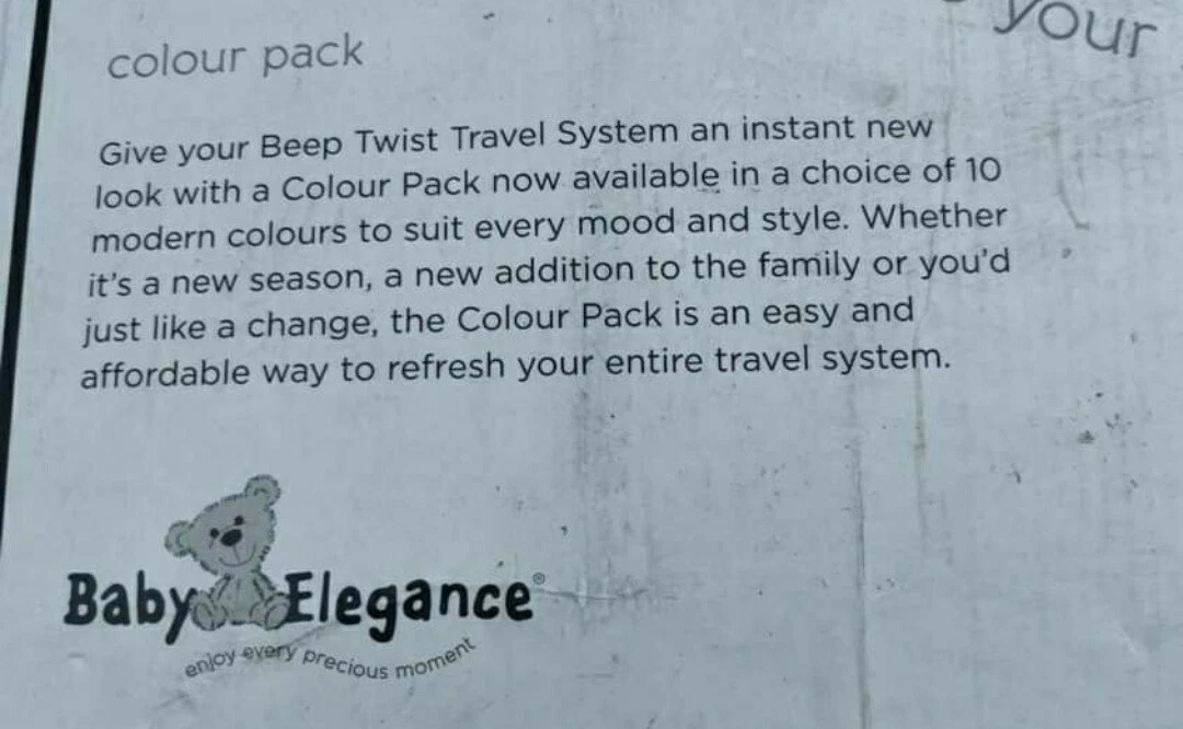 Baby Elegance Beep Twist Colour Pack City Design
