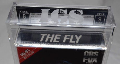 THE FLY 1987 VHS Red Label ACADEMY AWARD CLASSIC Graded by IGS as Box 8 Seal 9 - Picture 8 of 8