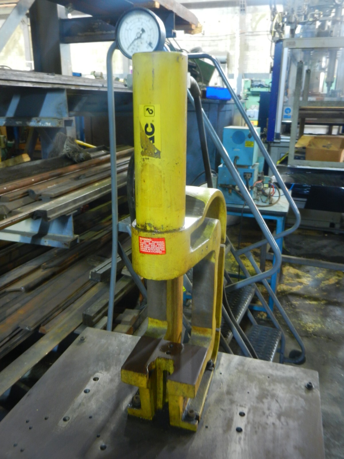Enerpac A330 30 Ton C Frame Arbor Press & Cylinder eBay
