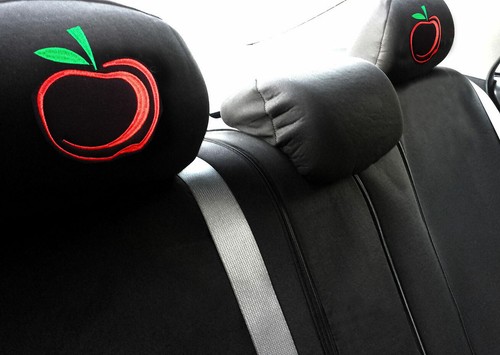NEW ONE PIECE EMBROIDERY LOGO CAR TRUCK AUTO SEAT HEADREST COVER ACCESSORIES - Picture 85 of 102