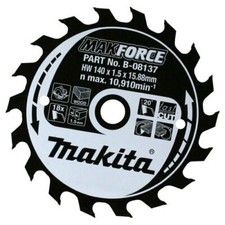 Makita MAKFORCE Wood Cutting Saw Blade 180mm 24T 30mm