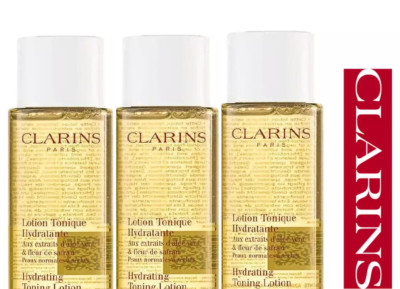 3 x Clarins Toning Lotion mit Kamille 50ml