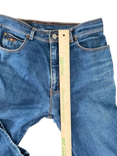 Vintage 80s SERGIO VALENTE Denim Jeans 32” Waist 28” Inseam Size 33 Embroidered - Picture 3 of 8