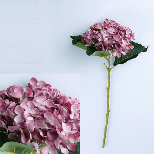 1x Artificial Hydrangea Flowers Bouquet for Wedding Home Party Table Room Decor - Picture 15 of 25