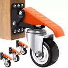 4 Pack Workbench Casters Kit 880Lbs Capacity Extra Heavy Duty Retractable Wheels