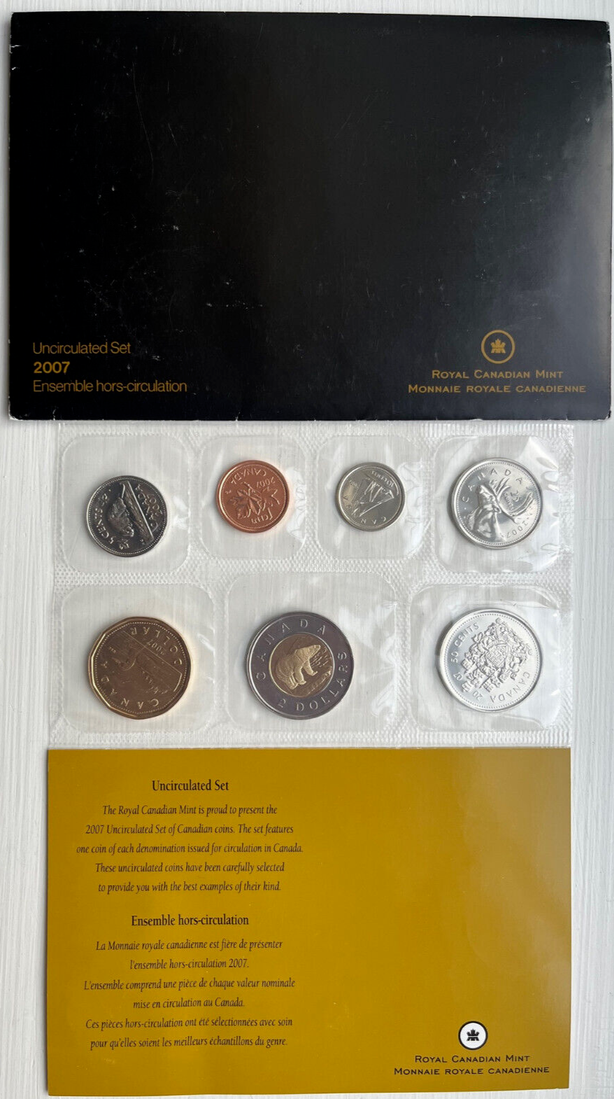 CANADA 2007 Royal Canadian Mint Uncirculated Proof Like Set eBay