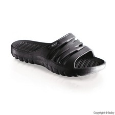 Fashy ultralekkie klapki rozmiar 47 czarne unisex buty kąpielowe prysznicowe