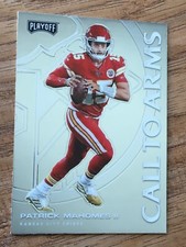 2020 PANINI PLAYOFF FOOTBALL PATRICK MAHOMES II CALL TO ARMS OPTI-CHROME CARD