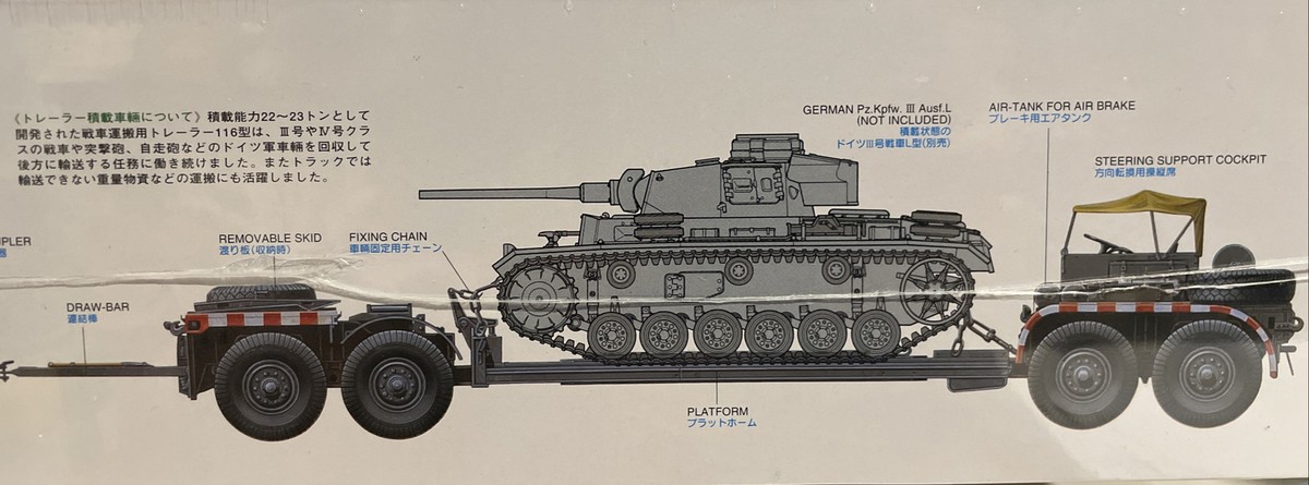 Tamiya 35246 FAMO Half-Track & Sd.Ah.116 Tank Transporter 1