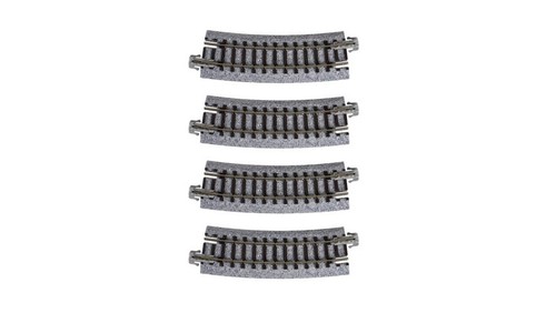 Lot of 20 - KATO 20-111 N Scale UniTrack 282mm (11") Radius 15º Curve Track 4pcs - Picture 2 of 10