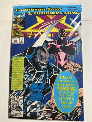 X-Factor #86 (Marvel Comics January 1993) Sealed Unopened Card Included