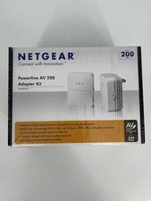 Netgear XAVB2001 Powerline AV 200 Ultra Adapter Kit BRAND NEW SEALED