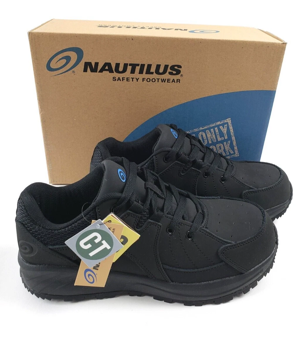 Nautilus Womens Guard Oxford Safety Shoes Slip Resistant Composite