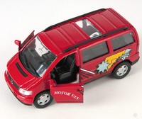 Blitz Versand Mercedes V-Class Rot / Red Welly Modell Auto 1:34 Neu & Ovp