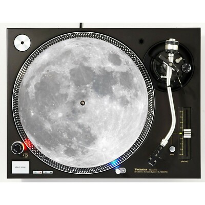 Full Moon #1 Lunar Celestia Slipmat Turntable 12'' LP Record Player DJ Audiophile