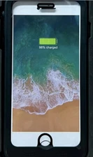 Rugged Battery Case for iPhone 7/8+ Plus Black Shock Dirt Snow Proof