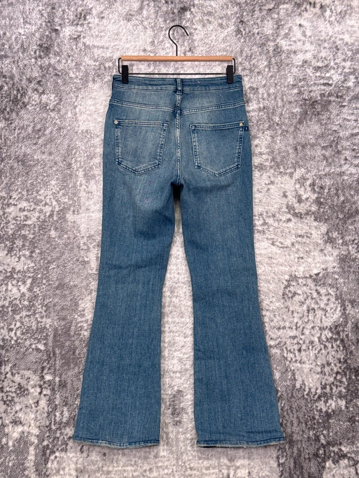 Anthropologie Jeans 27 Womens Pilcro The Icon Flare Distress Denim - Image 2 of 4