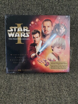 [NEW SEALED] Star Wars: The Phantom Menace (VHS) Widescreen Collectors Edition