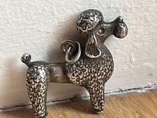 ANCIEN CANICHE ROYAL EN METAL OLD ROYAL POODLE