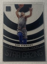 BEN SIMMONS - 2020 Clearly Donruss - “STAR GAZING” Insert - #3 - 76ERS