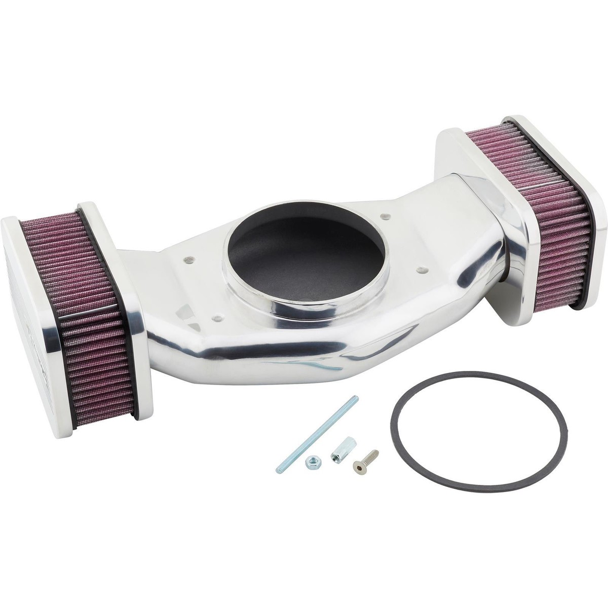 スター64280 Holley エアクリーナー ジャンク品 Holley 64280 Polished Aluminum Hi-Tek Low Profile Air