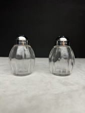 Christofle Set di Shakers Argento Sterling & Cristallo Sale & Pepepe Alto 3