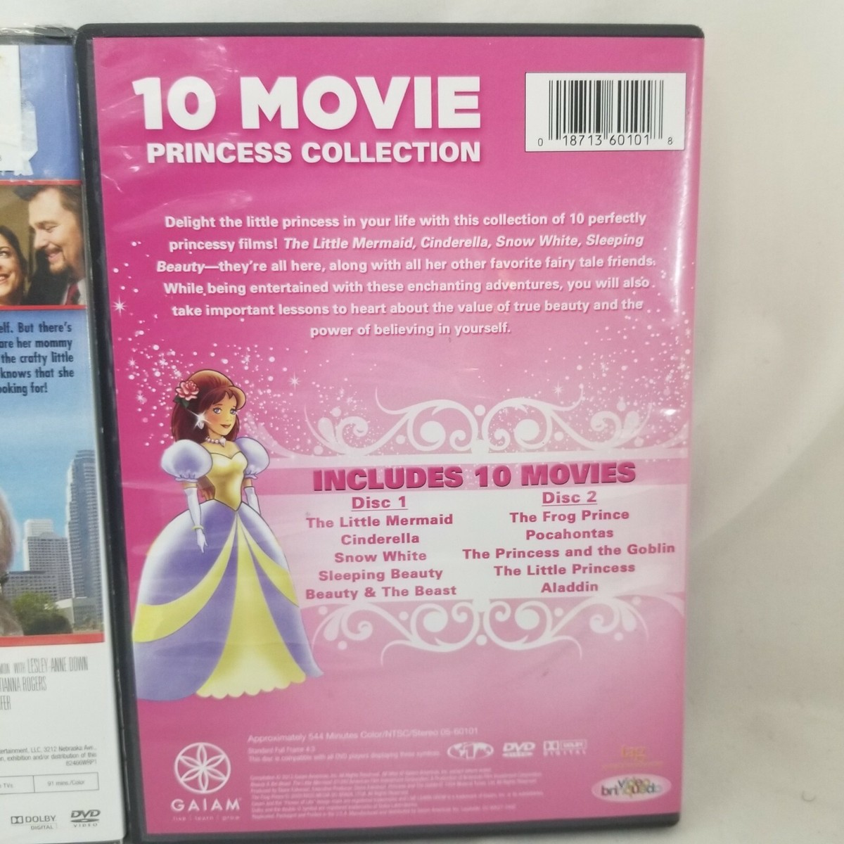 10 Movie Princess Collection (DVD, 2013, 2-Disc Set) &. Cinnamon